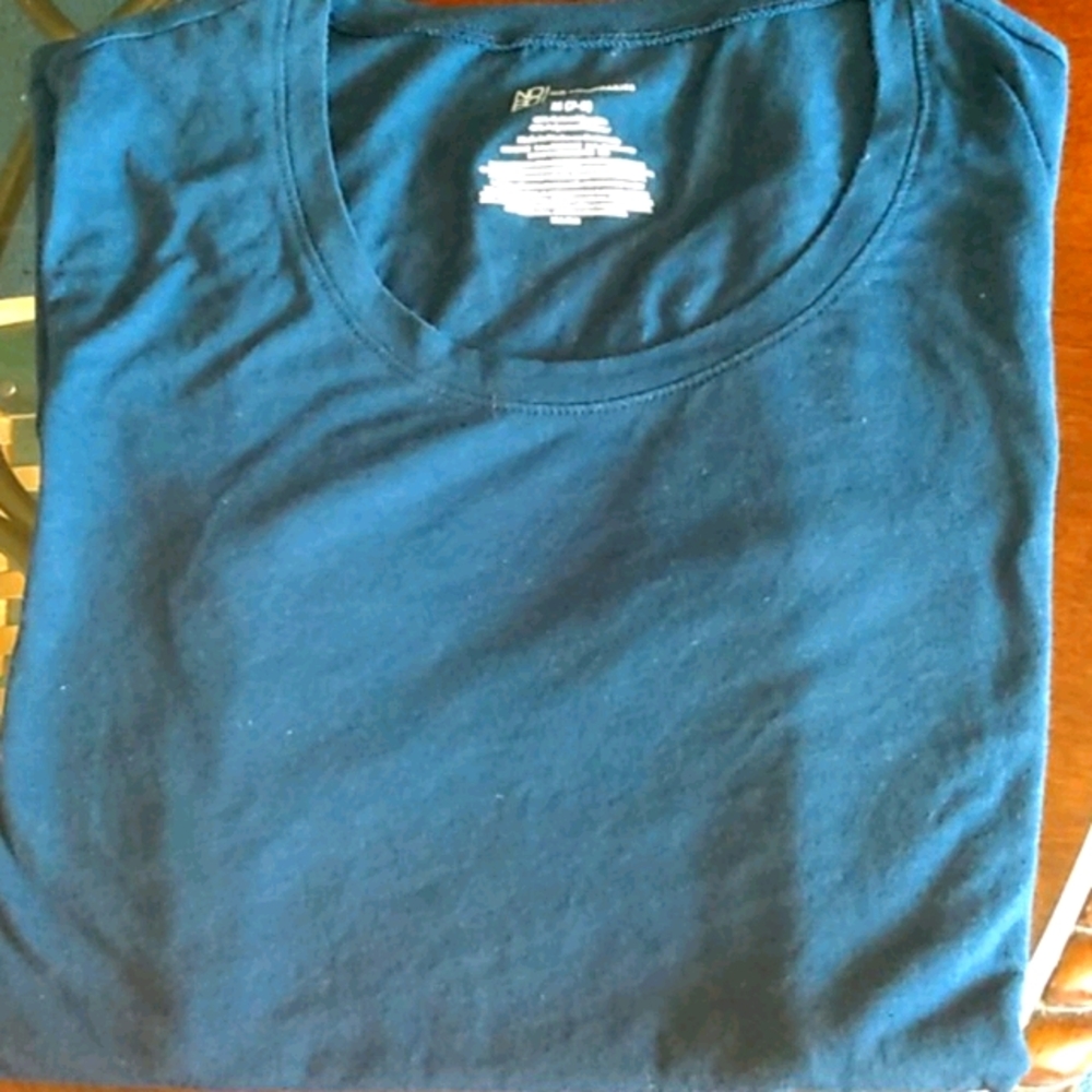 Navy Blue No Boundaries Cotton Tee